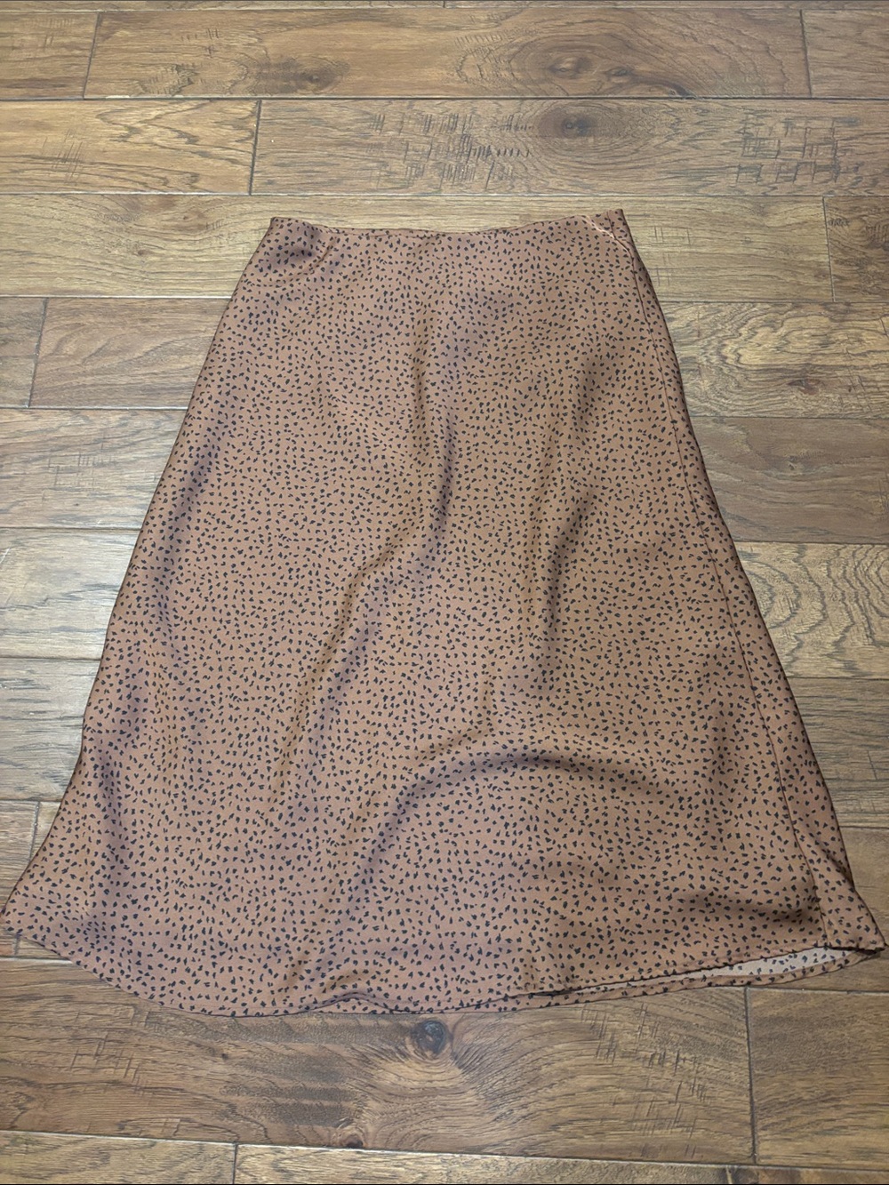Nordstrom Rack Brown Printed A-Line Skirt